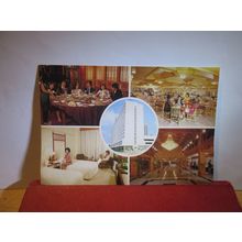 multiview, PALACE HOTEL, BANGKOK, THAILAND. unused vintage postcard =