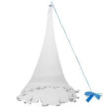 Pack of 2] 8ft Radius Fishing Cast Net Bait Trap Easy Throw Heavy Duty Hand ...