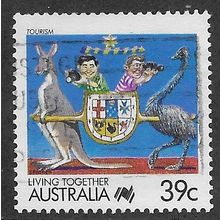 AUS 1988 39c 'LIVING TOGETHER - TOURISM' FINE USED (EBID67-178)