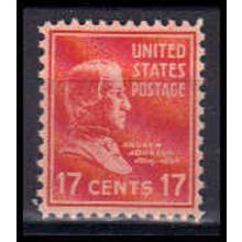 822 17c Andrew Johnson Fine MNH B0922