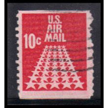 Used C72 10c 50 Stars Runway Fine KA8513