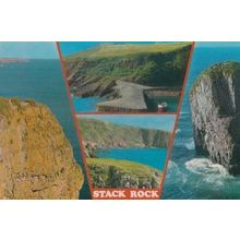Stack Rock 1970s Welsh Postcard