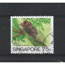 Singapore.SG498 75c Cicada.Fine Used.Jul25