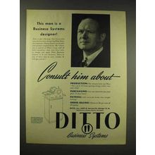 1944 Ditto Copier Ad - A Business Systems Designer