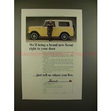 1964 International Harvester Scout Ad - Bring to Door!!