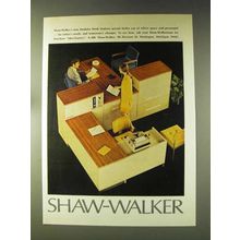 1976 Shaw-Walker Modular Work Stations Ad