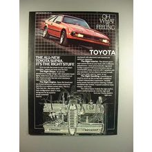 1982 Toyota Supra Car Ad - It's The Right Stuff!