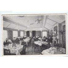 Dining Room King's Arms Hotel Lockerbie Postcard Dumfriesshire