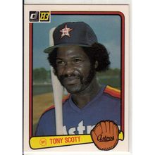 1983 Donruss baseball card 293 Tony Scott