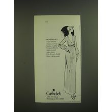 1974 Garfinckel's Gossard Artemis Hostess Coat Ad - Homebodies