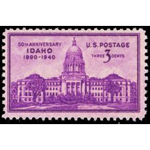 Idaho State Capital One PACK OF TEN 3 Cent Postage Stamps Scott 896