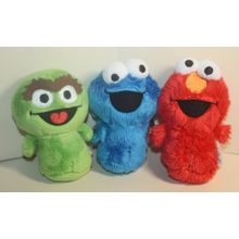Hallmark Itty Bittys Sesame Street Oscar, Cookie Monster & Elmo Bean Bag Plush