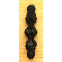 Vertical Cast Iron Cabinet Pull S/2