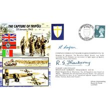 Reginald G Thackeray & Harold Simpson Tripoli WW2 Hand Signed FDC