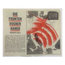 Original WW2 British Air Drop Propaganda Leaflet. - Code G.77. - 1943.