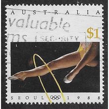 AUS 1988 $1.00 'OLYMPICS' FINE USED (EBID66-565)