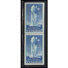 760 5c Yellowstone Park Very Fine MNH Hor Line Vert Pair Z2129