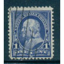Used 264 1c Benjamin Franklin Fine Plus M02915