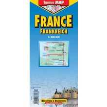 Berndtson Map: France - Frankreich (used tourist map)