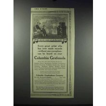 1913 Columbia Grafanola Ad - Every Great Artist