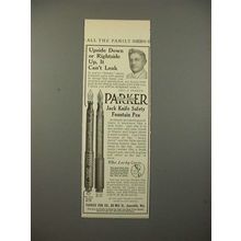 1913 Parker No 23 1/2, 20 Fountain Pen Ad - Can't Leak