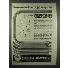 1943 Walker-Turner Flexible Shafting Ad - Shortest