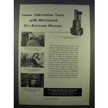 1946 Linde Air Products Ad - Oxy-Acetylene Welding