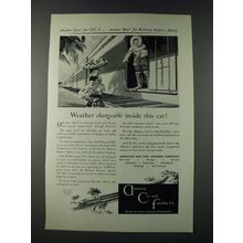 1947 ACF American Car and Foundry Company Ad - Weather Changeable