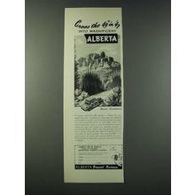 1947 Alberta Canada Ad - Cross the 49th in '47