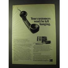 1973 Kodak Miracode II Retrieval Unit Ad - Customers