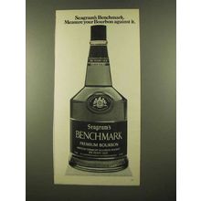 1975 Seagram's Benchmark Bourbon Ad - Measure Against