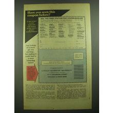 1976 La Salle Extension University Ad - Have You Seen This Coupon Before?