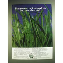 1985 Northrup King Medalist Turf Products Ad - Here you see our finest