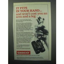 1988 Tasco Binoculars Ad - It Fits In Your Hand