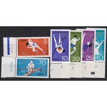 GERMANY DDR [1968] MiNr 1404-09 ( **/mnh ) Olympiade