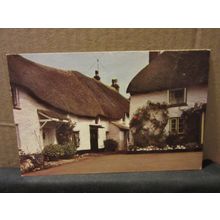 HOPE COVE, BIGBURY BAY, DEVON .used vintage postcard 1966 pm =