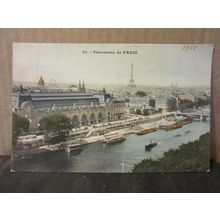 PARIS, FRANCE unused vintage postcard dated 1908