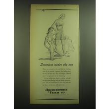 1945 Abercrombie & Fitch Bathing Suits Ad - Smartest under the sun