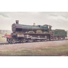 GWR Great Western Railway Class 4-6-0 No 75 Viscount Churchill Train Postcard