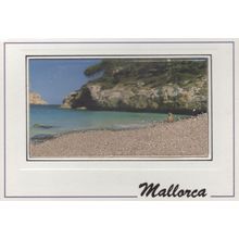 Mallorca Spanish Risque Lady Real Moving Sand Rare Postcard