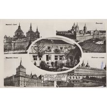 Hotel Jardin El Escorial Real Photo Spanish Old Postcard