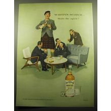 1957 Martin's V.V.O. Scotch Advertisement - that's the spirit