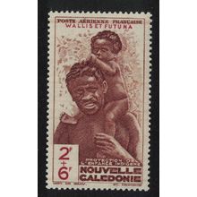 Wallis and Futuna Native Children's Welfare Fund 2f+6f 1942 MNH