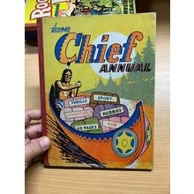 1949 "CHIEF ANNUAL" CHILDRENS FICTION ILLUSTRATED THIN HARDBACK BOOK (LL)