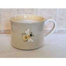 Marks & Spencer Bee Mug, Hand Painted Honeybee Ceramic Cup, Nature Inspired