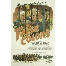 False Colors (1943)_0 Movie Film Poster Canvas iconic design