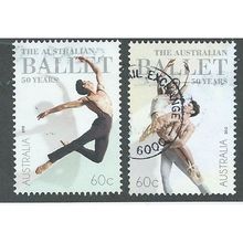 AUS 2012 SET '50TH ANN OF AUSTRALIAN BALLET' (2v) FINE USED (EBID36-731)