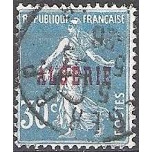 Algérie 1925 Michel 28 O Cote (2005) 0.50 € Semeuse Cachet rond
