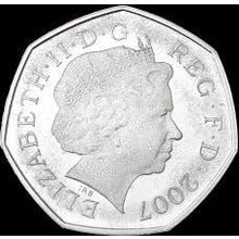 2007 Seated Britannia 50p circulated
