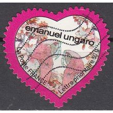 France 2009 Michel 4587 O Cote (2015) 2.50 € Saint-Valentin Coeur Emanuel Ungaro